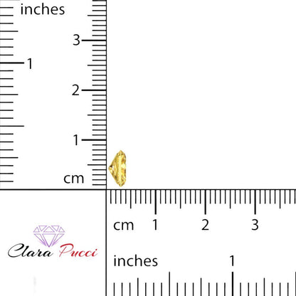 0.5 to 3 ct Emerald Cut VVS1 Natural Yellow Citrine November Birthstone