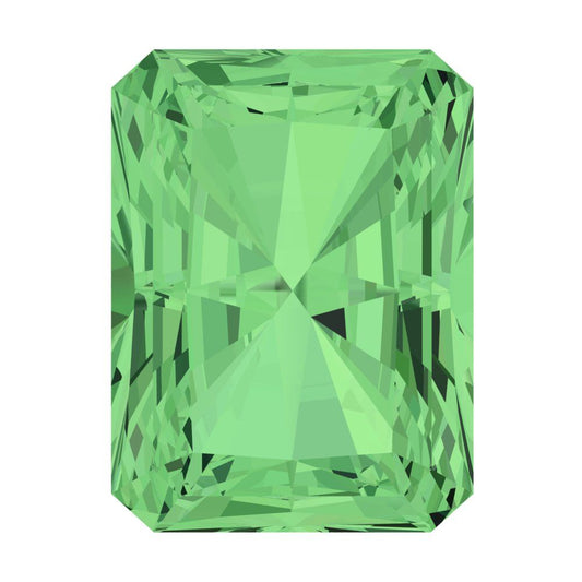 0.5 to 3 ct Emerald Cut VVS1 Simulated Light Green August Birthstone