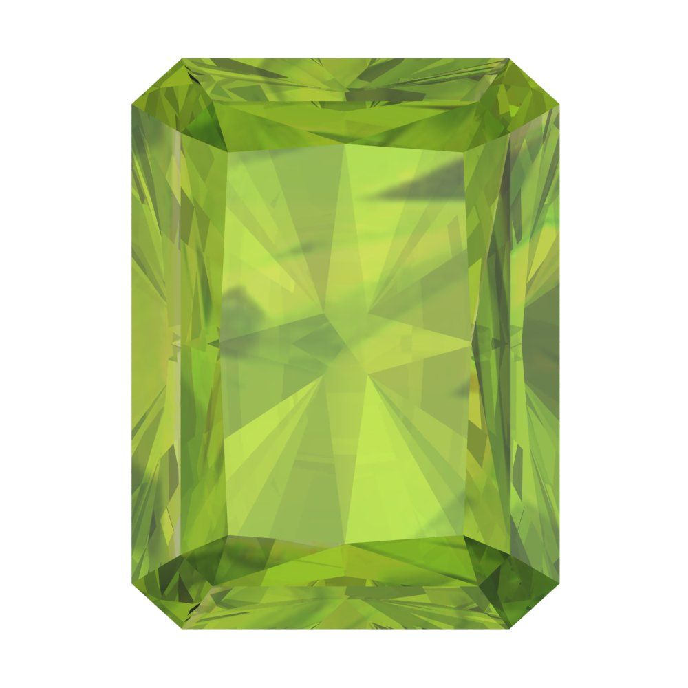 0.5 to 3 ct Emerald Cut VVS1 Natural Green Peridot August Birthstone