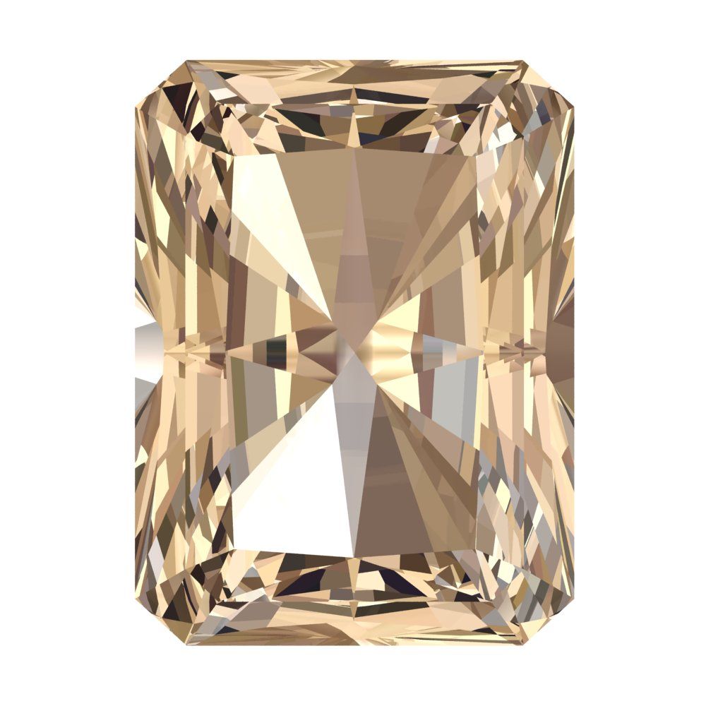 0.5 to 3 ct Emerald Cut VVS1 Synthetic Yellow moissanite November Birthstone