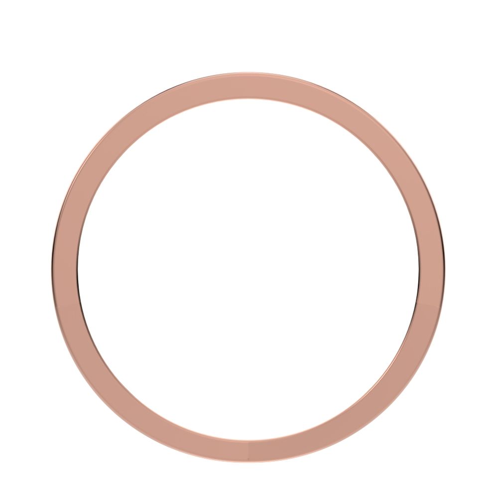 0.66Ct Baguette Cut Moissanite Minimalist half eternity Stackable channel light simple 14K / 18K Solid Rose Gold everyday wedding band