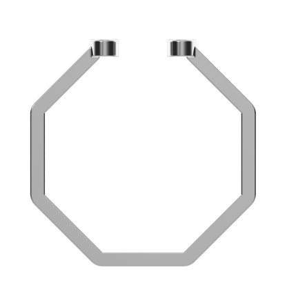 0.03 ct Round Cut Moissanite dainty Minimalist adjustable bezel 2 stone Stackable 14K / 18K Solid White Gold everyday wedding band