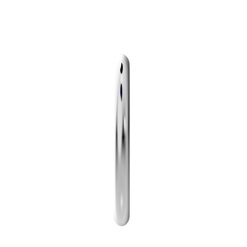 plain ct dainty Minimalist classic simple Stackable solid 14k White Gold everyday wedding band