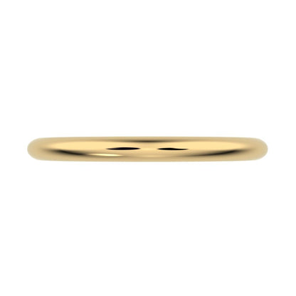 plain ct dainty Minimalist classic simple Stackable solid 14k Yellow Gold everyday wedding band