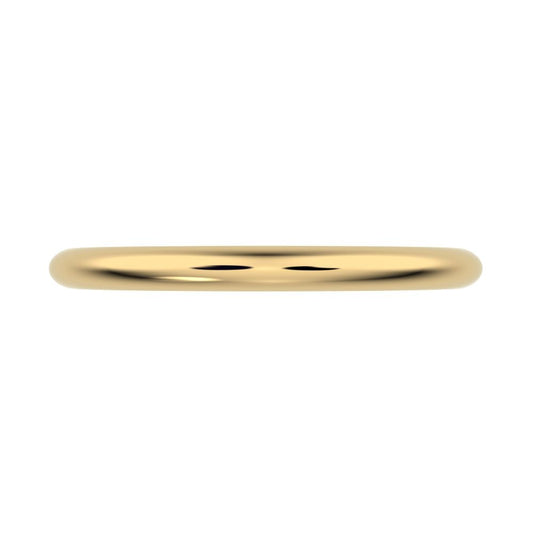 plain ct dainty Minimalist classic simple Stackable solid 14k Yellow Gold everyday wedding band