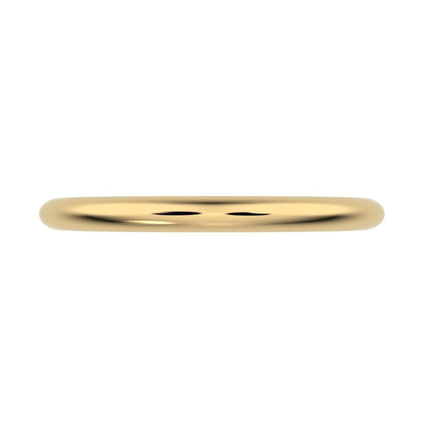plain ct dainty Minimalist classic simple Stackable solid 14k Yellow Gold everyday wedding band