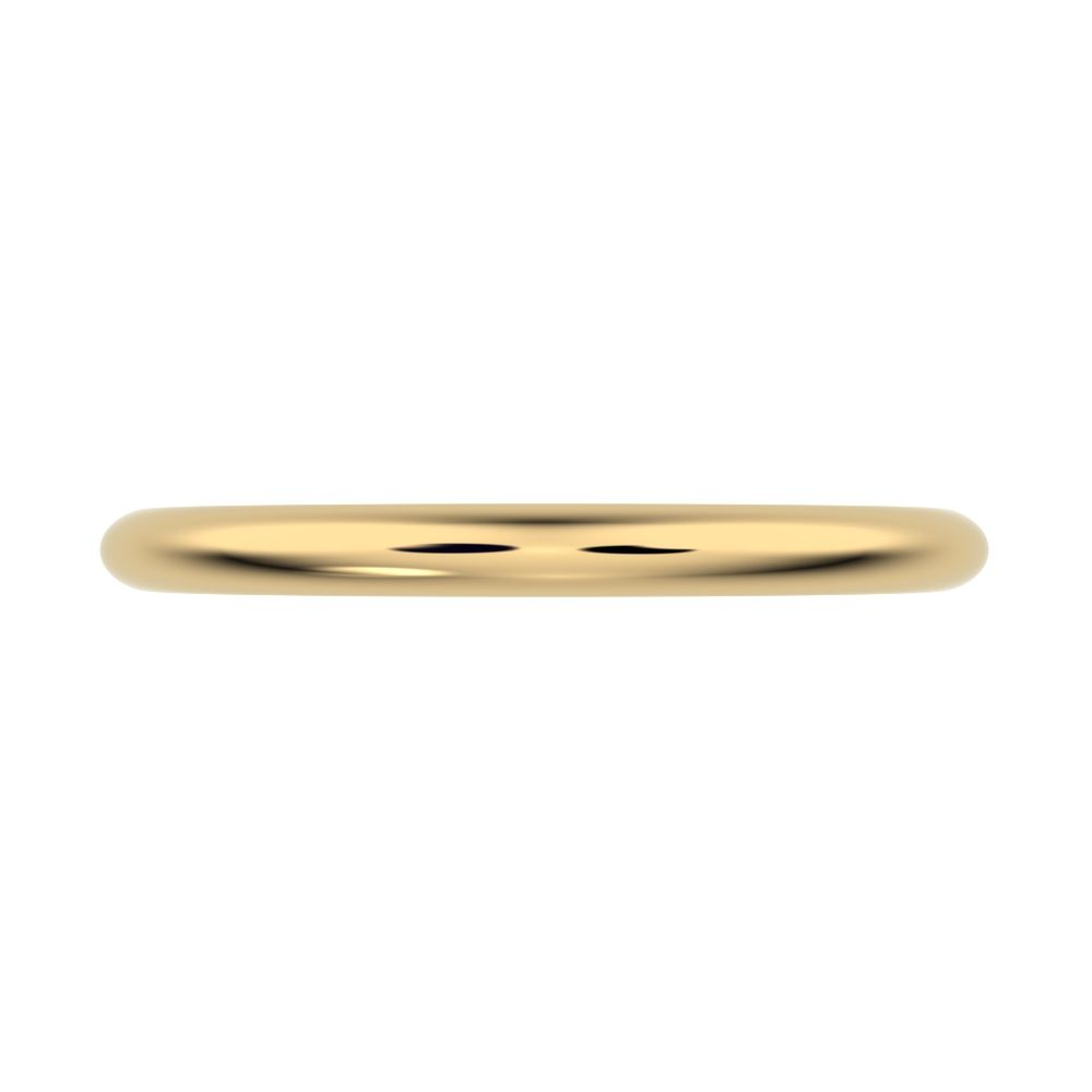 plain ct dainty Minimalist classic simple Stackable solid 14K / 18K Solid Yellow Gold everyday wedding band