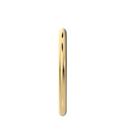 plain ct dainty Minimalist classic simple Stackable solid 14k Yellow Gold everyday wedding band