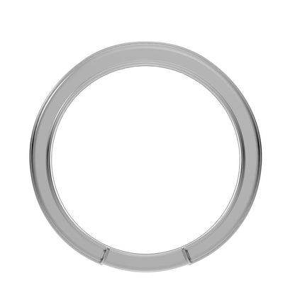 0.42 ct Round Cut Moissanite dainty Minimalist channel Stackable half eternity vintage 14K / 18K Solid White Gold everyday wedding band