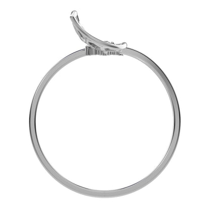 0.105 ct Round Cut Moissanite dainty Minimalist cluster petal halo vintage spiral cocktail 14K / 18K Solid White Gold everyday ring