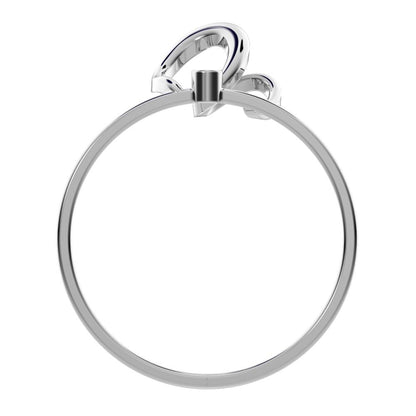 0.01 ct Round Cut Moissanite dainty Minimalist bezel knot Stackable twist Cocktail Abstract 14K / 18K Solid White Gold everyday ring