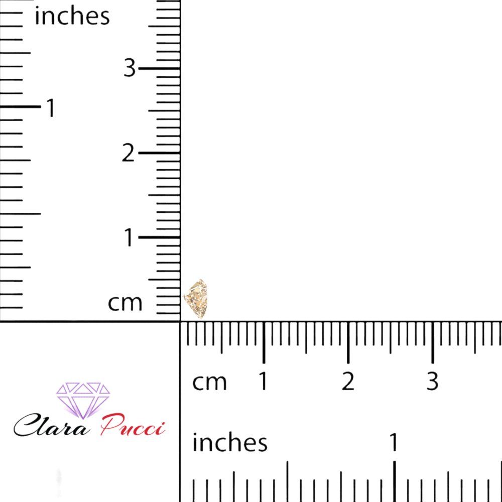 0.5 to 2 ct Heart Cut VVS1 Natural Brown Morganite November Birthstone