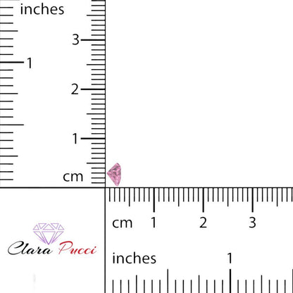 0.5 to 2 ct Heart Cut VVS1 Simulated Pink October Birthstone