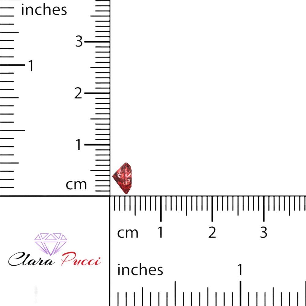 0.5 to 2 ct Heart Cut VVS1 Natural Red Garnet January Birthstone