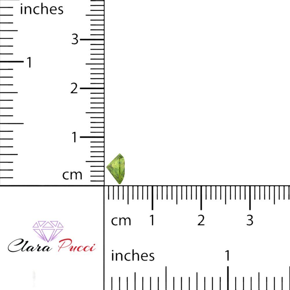 0.5 to 2 ct Heart Cut VVS1 Natural Green Peridot August Birthstone