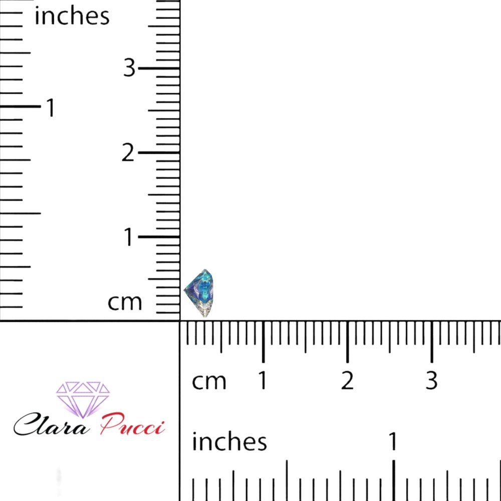 0.5 to 2 ct Heart Cut VVS1 Synthetic Blue moissanite September Birthstone