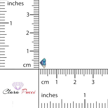 0.5 to 2 ct Heart Cut VVS1 Synthetic Blue moissanite September Birthstone