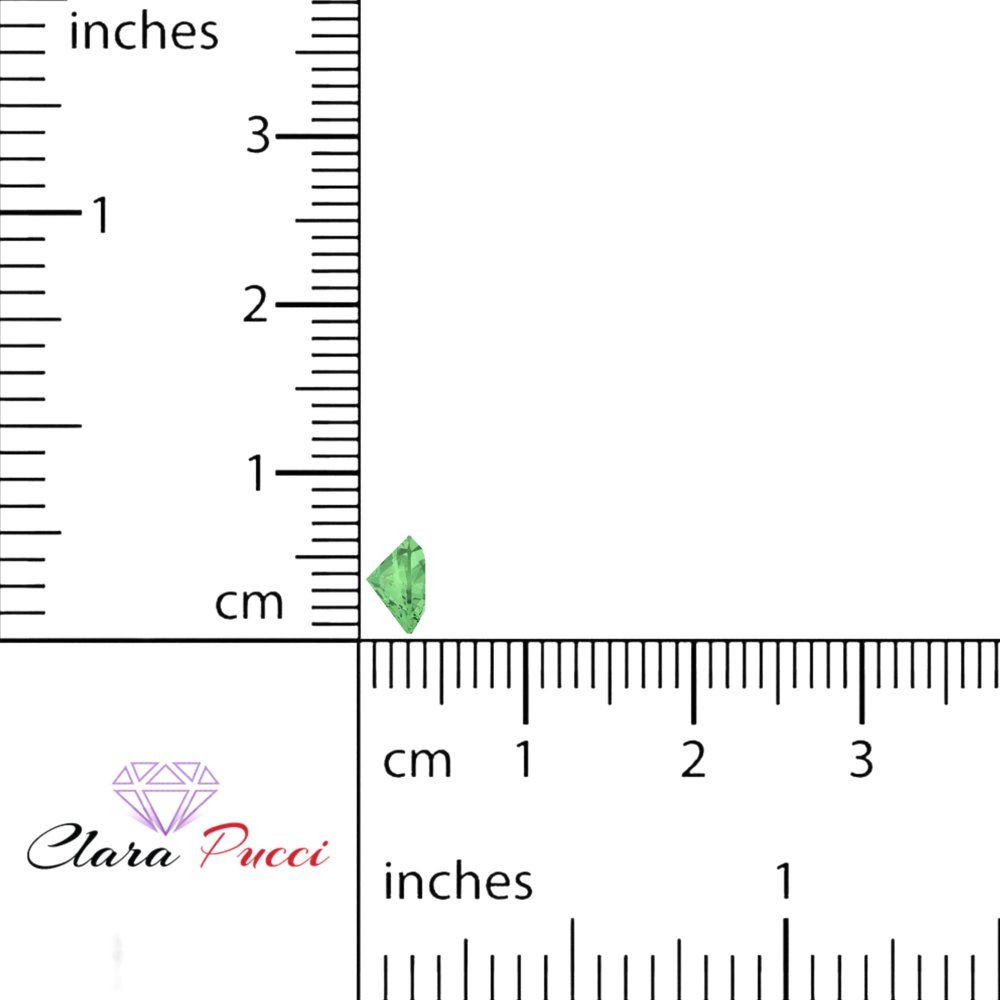 0.5 to 2 ct Heart Cut VVS1 Simulated Light Green August Birthstone