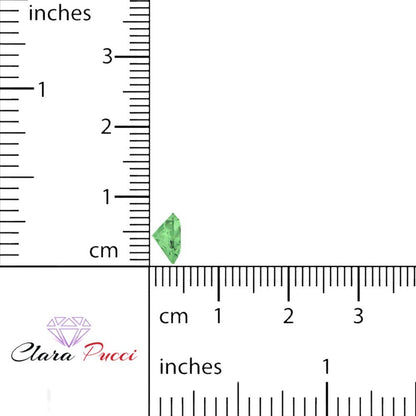 0.5 to 2 ct Heart Cut VVS1 Simulated Light Green August Birthstone