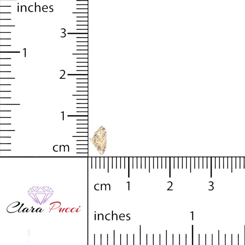 0.5 to 2 ct Heart Cut VVS1 Natural Brown Morganite November Birthstone