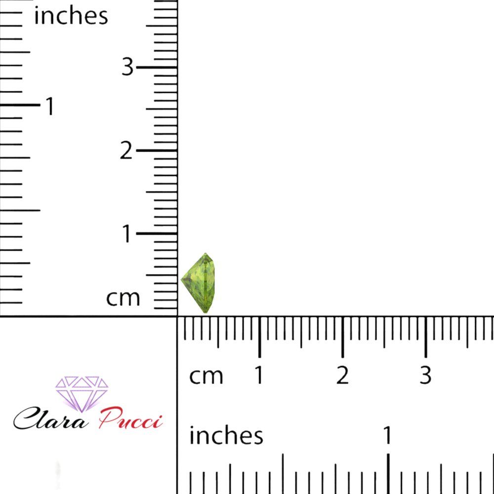 0.5 to 2 ct Heart Cut VVS1 Natural Green Peridot August Birthstone