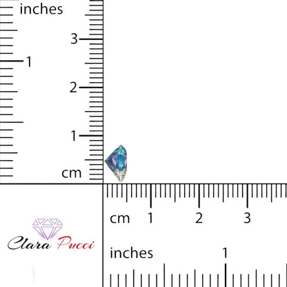 0.5 to 2 ct Heart Cut VVS1 Synthetic Blue moissanite September Birthstone