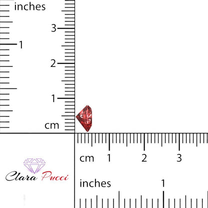 0.5 to 2 ct Heart Cut VVS1 Natural Red Garnet January Birthstone