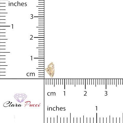 0.5 to 2 ct Heart Cut VVS1 Natural Brown Morganite November Birthstone