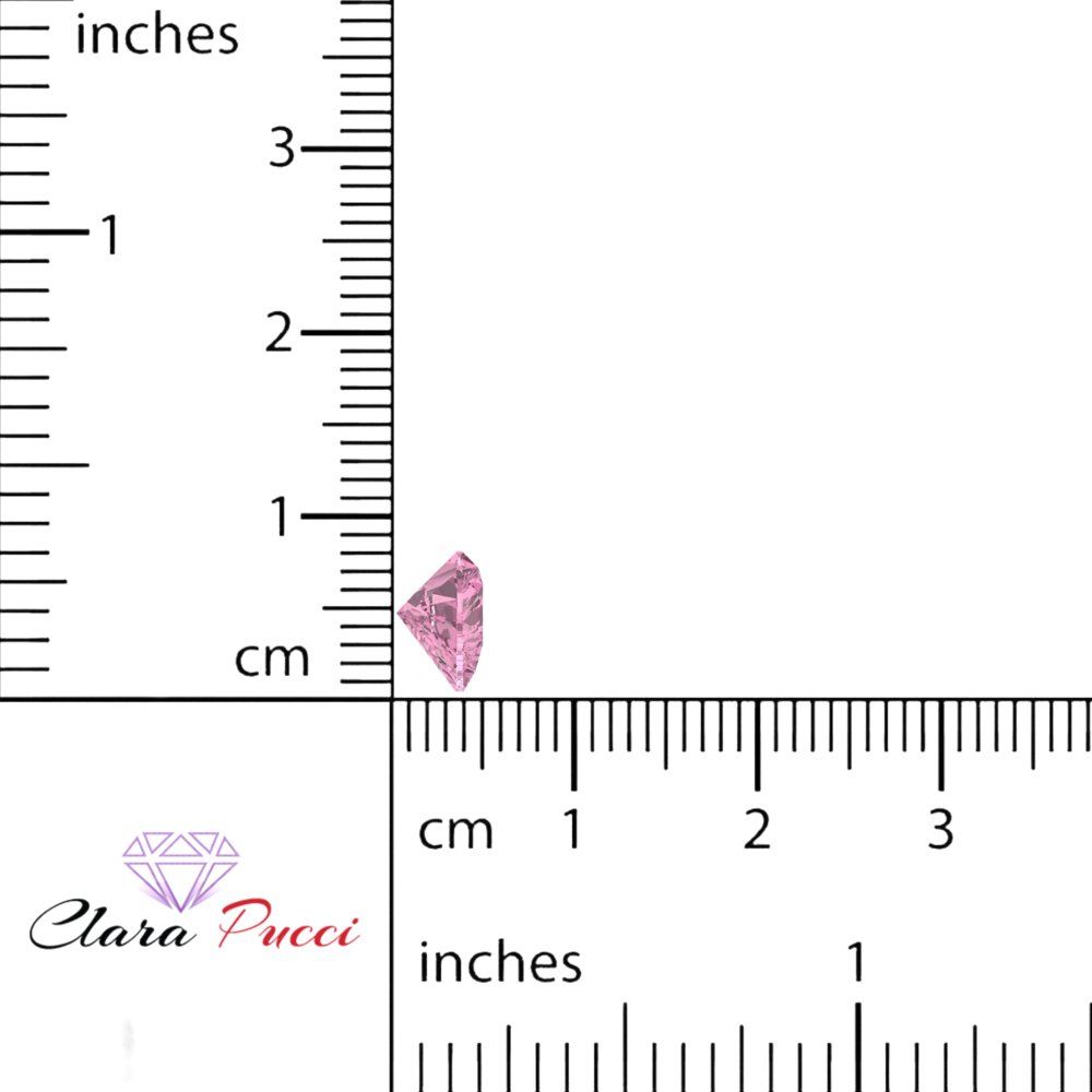 0.5 to 2 ct Heart Cut VVS1 Simulated Pink October Birthstone