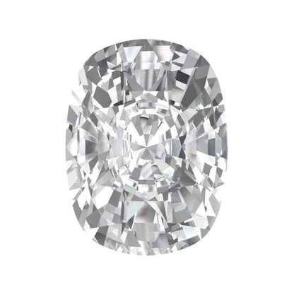 3 ct 9x7mm Long Cushion Cut Synthetic Clear White sapphire April Birthstone