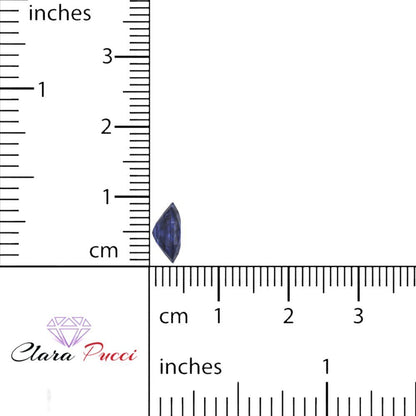 3 ct 9x7mm Long Cushion Cut Simulated Blue sapphire September Birthstone