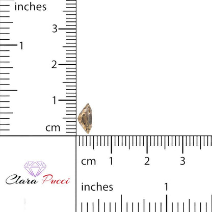 3 ct 9x7mm Long Cushion Cut Simulated Brown Champagne November Birthstone