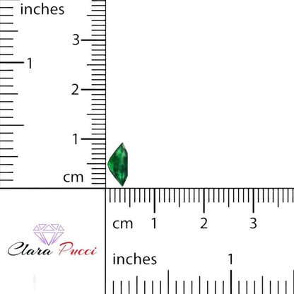 3 ct 9x7mm Long Cushion Cut Simulated Green Emerald May Birthstone