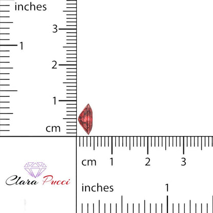 3 ct 9x7mm Long Cushion Cut Natural Red Garnet January Birthstone