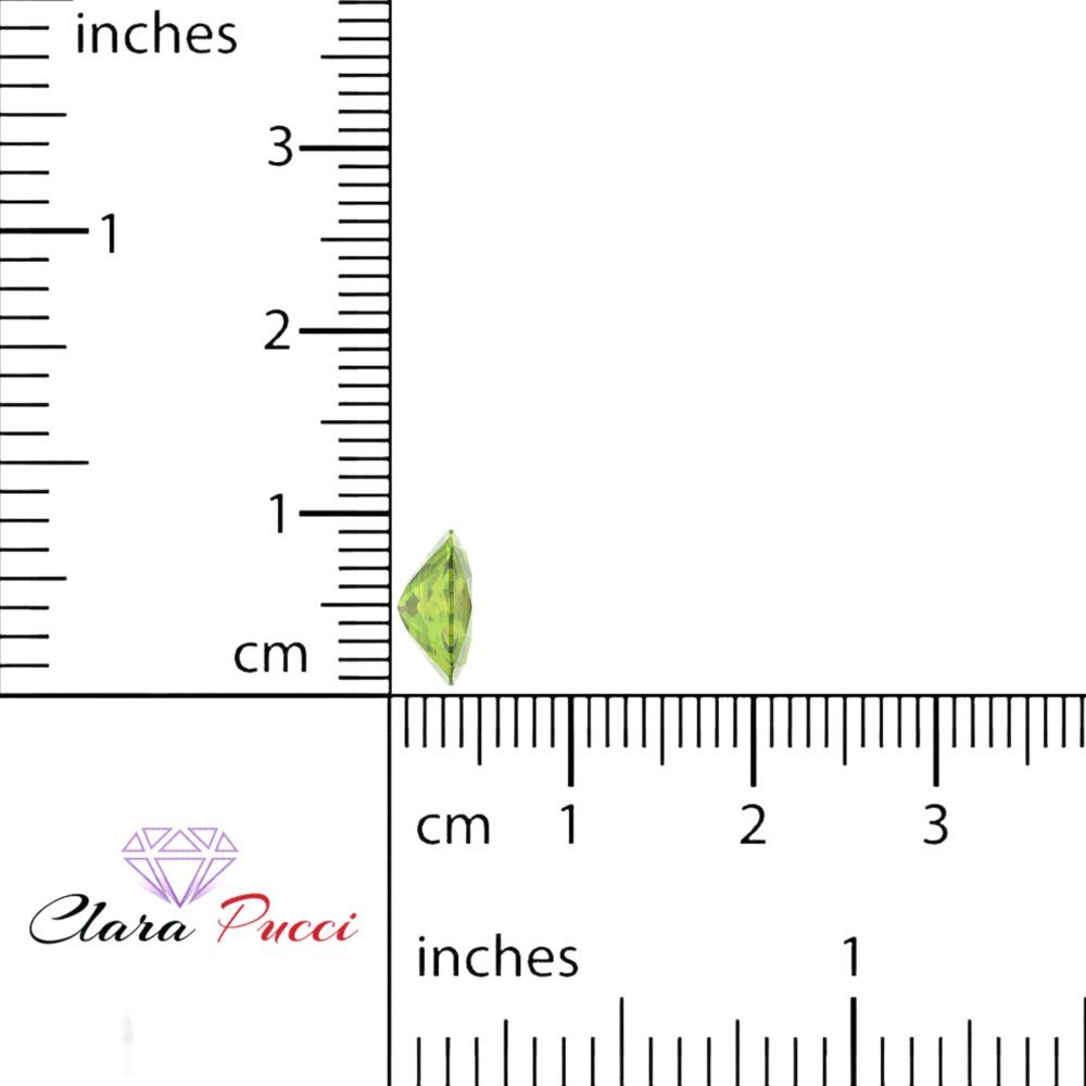 3 ct 9x7mm Long Cushion Cut Natural Green Peridot August Birthstone