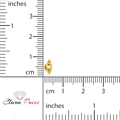 3 ct 9x7mm Long Cushion Cut Simulated Yellow November Birthstone