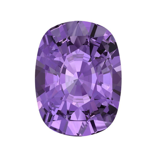 3 ct 9x7mm Long Cushion Cut Simulated Purple Alexandrite February Birthstone