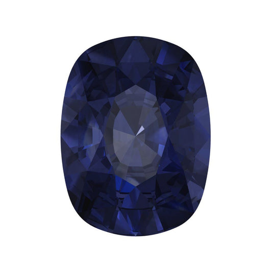 3 ct 9x7mm Long Cushion Cut Simulated Blue sapphire September Birthstone
