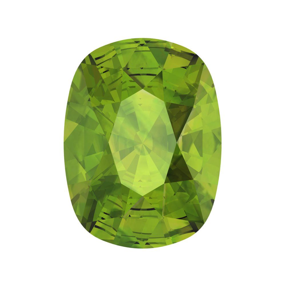 3 ct 9x7mm Long Cushion Cut Natural Green Peridot August Birthstone