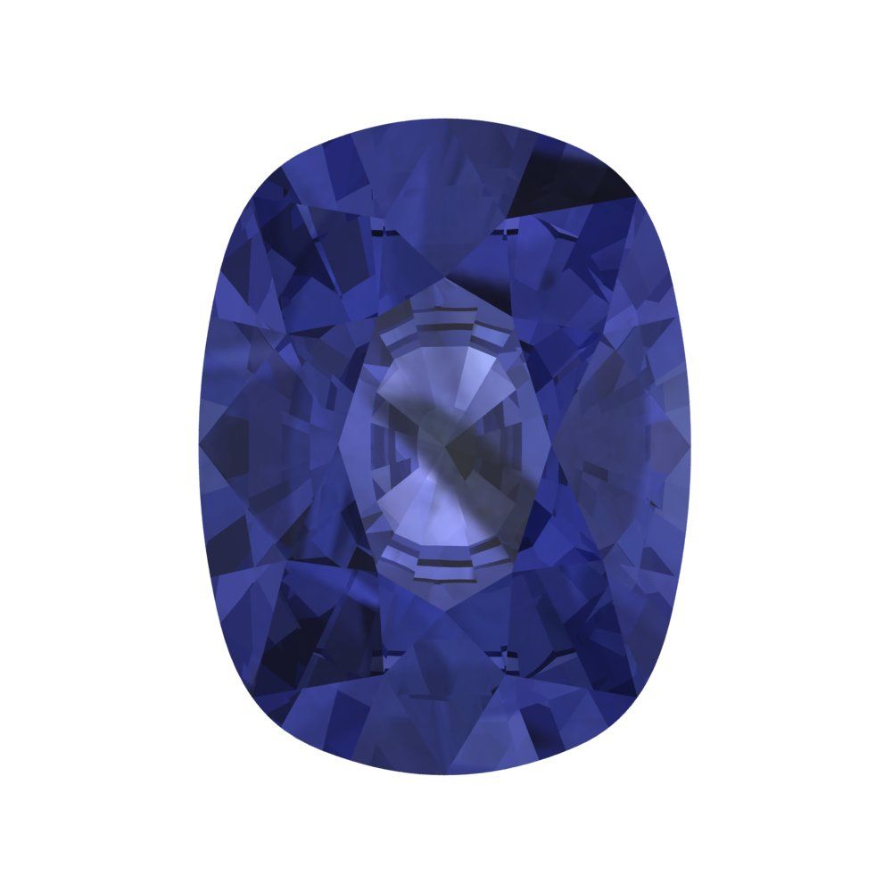 3 ct 9x7mm Long Cushion Cut Simulated Blue Tanzanite September Birthstone