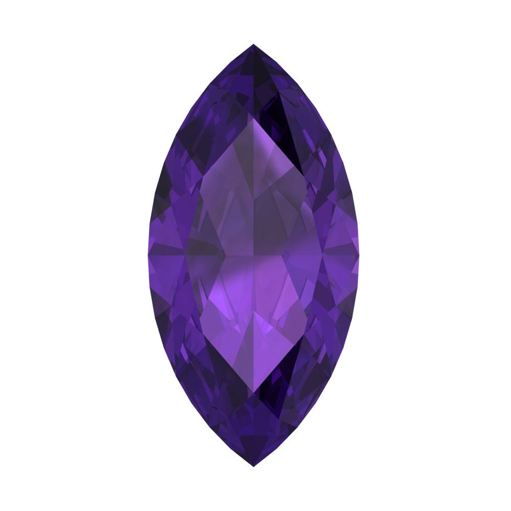 0.5 to 2.5 ct Marquise Cut Natural Purple Amethyst February Birthstone