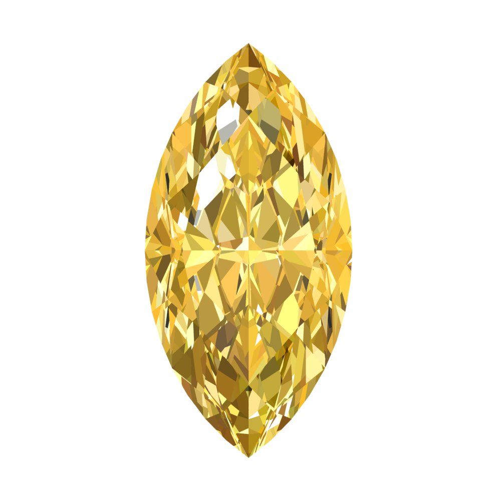 0.5 to 2.5 ct Marquise Cut Natural Yellow Citrine November Birthstone