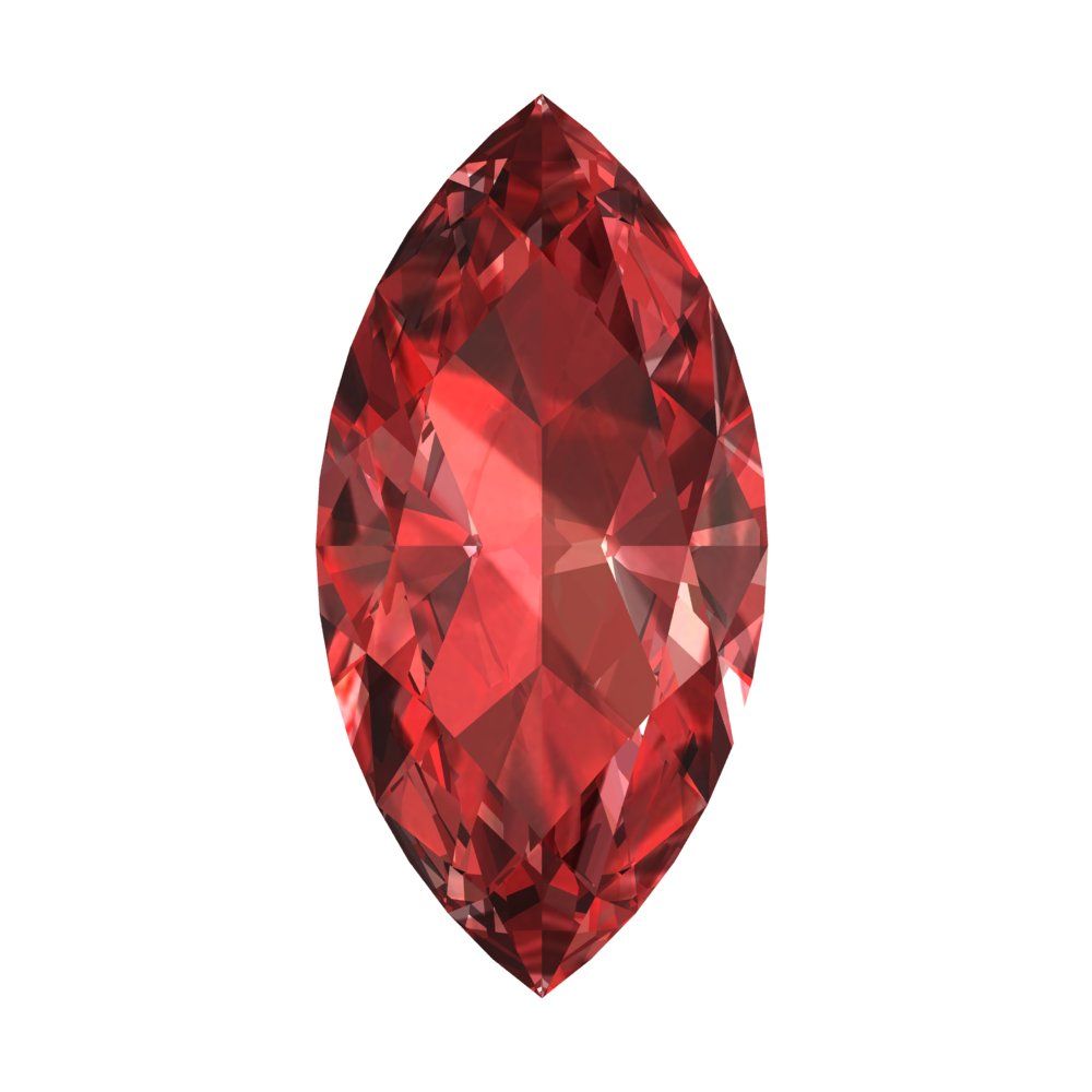 0.5 to 2.5 ct Marquise Cut Natural Red Garnet January Birthstone