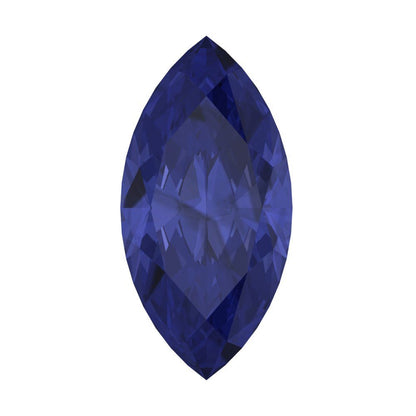 0.5 to 2.5 ct Marquise Cut Simulated Blue Tanzanite September Birthstone