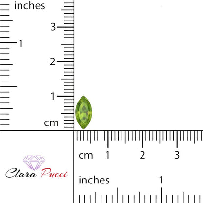 0.5 to 2.5 ct Marquise Cut Natural Green Peridot August Birthstone