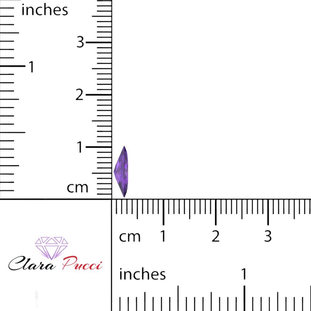 0.5 to 2.5 ct Marquise Cut Natural Purple Amethyst February Birthstone