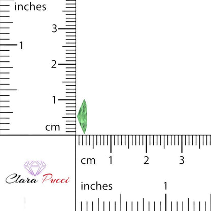 0.5 to 2.5 ct Marquise Cut Simulated Light Green August Birthstone