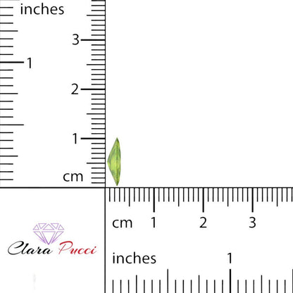 0.5 to 2.5 ct Marquise Cut Natural Green Peridot August Birthstone