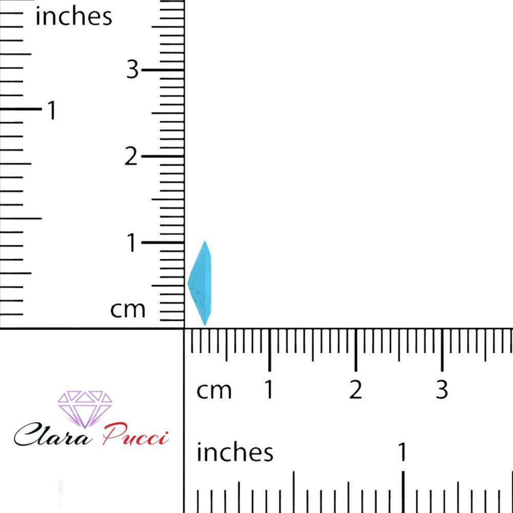 0.5 to 2.5 ct Marquise Cut Simulated Blue Turquoise December Birthstone