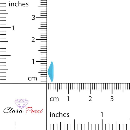 0.5 to 2.5 ct Marquise Cut Simulated Blue Turquoise December Birthstone